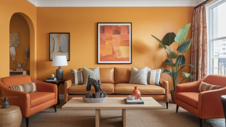 26 Orange Living Room Ideas (You’ll Want To Steal)