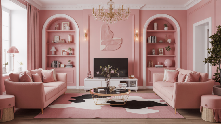 25 Pink and Black Living Room Ideas That Instantly Transform Your Space