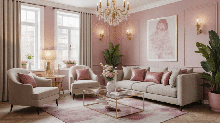 26 Taupe and Pink Living Room Ideas That Instantly Level Up Your Space
