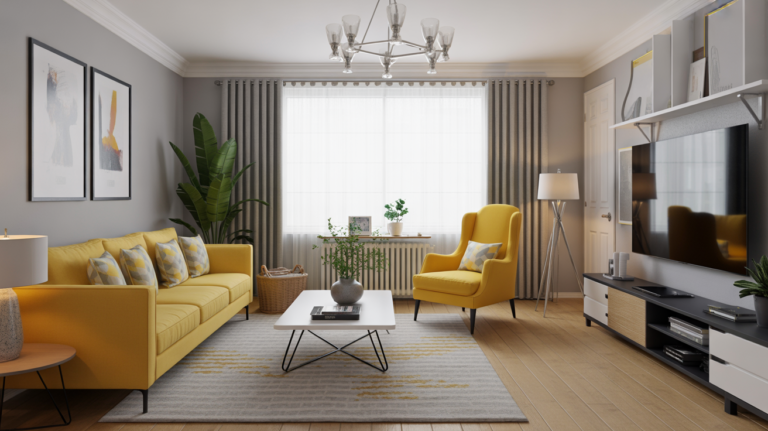 20 Yellow and Gray Living Room Ideas You’ll Wish You Tried Sooner