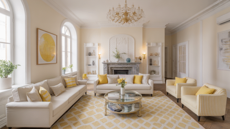 19 Yellow and White Living Room Ideas That Instantly Brighten Your Space